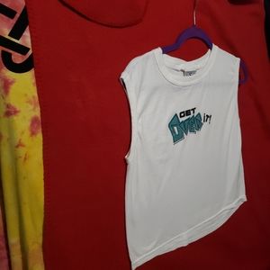 Vintage  T-S-G- Get Over It- Muscle T-Shirt-Med-excellant pre-luved condition